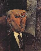 Amedeo Modigliani Portrait of Max Jacob (mk39) oil painting on canvas